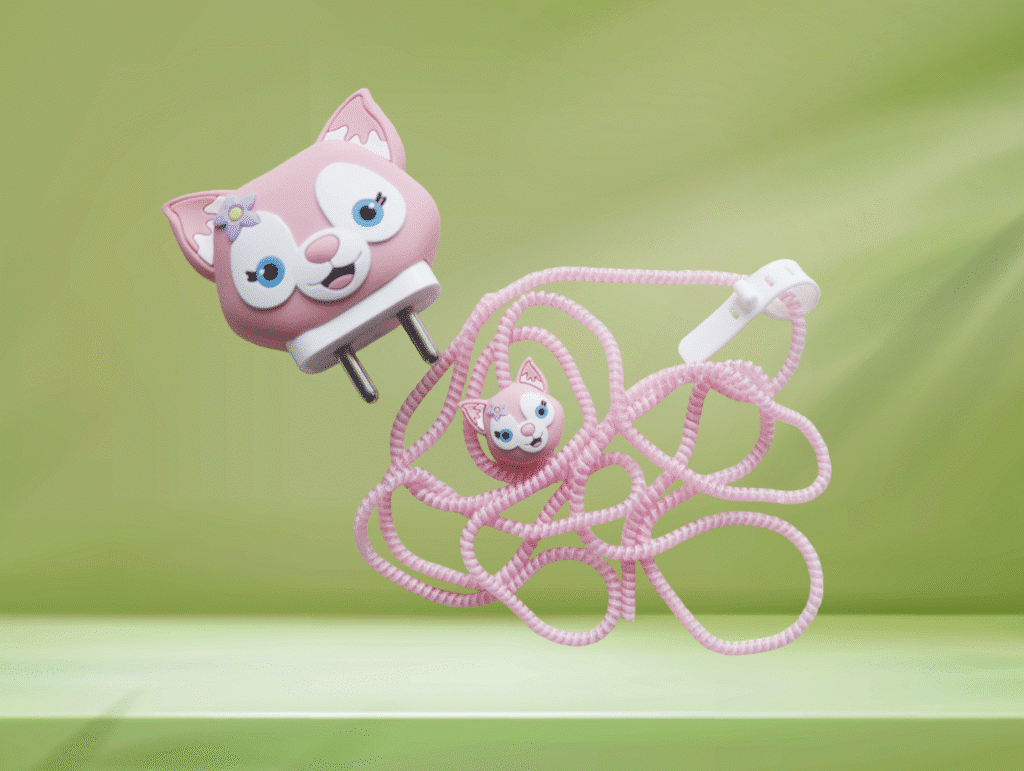 Cute Ava Doll Charger Protective Case